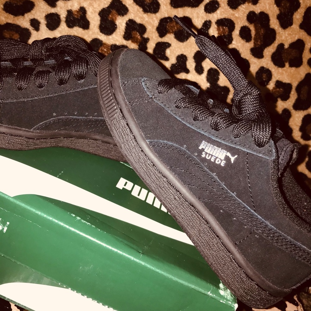 Kids Black Pumas SIZE 12C - Picture 2 of 3